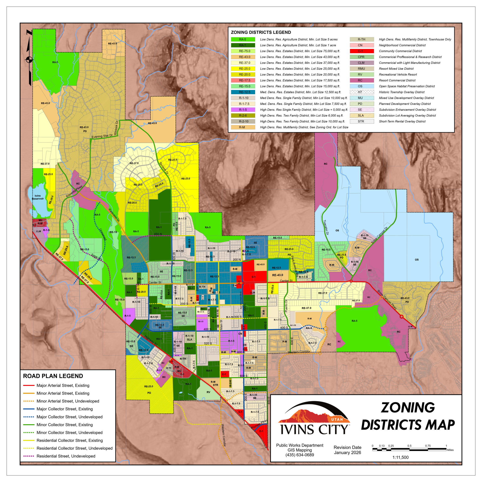 Ibin Map Ivins City Maps | Ivins City